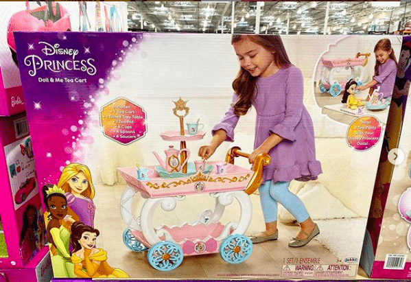 princess doll and me tea cart