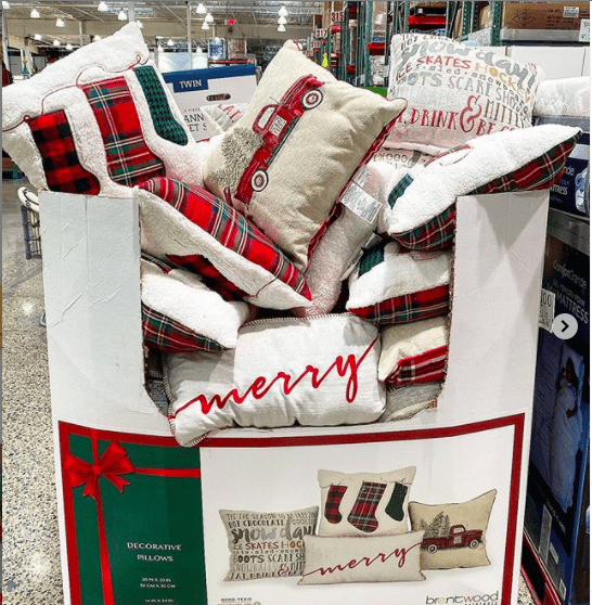 Brentwood Originals Holiday Decorative Pillows Costco Deals