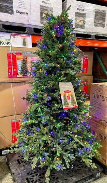 7.5ft Pre-lit LED Christmas Tree | Costco Deals