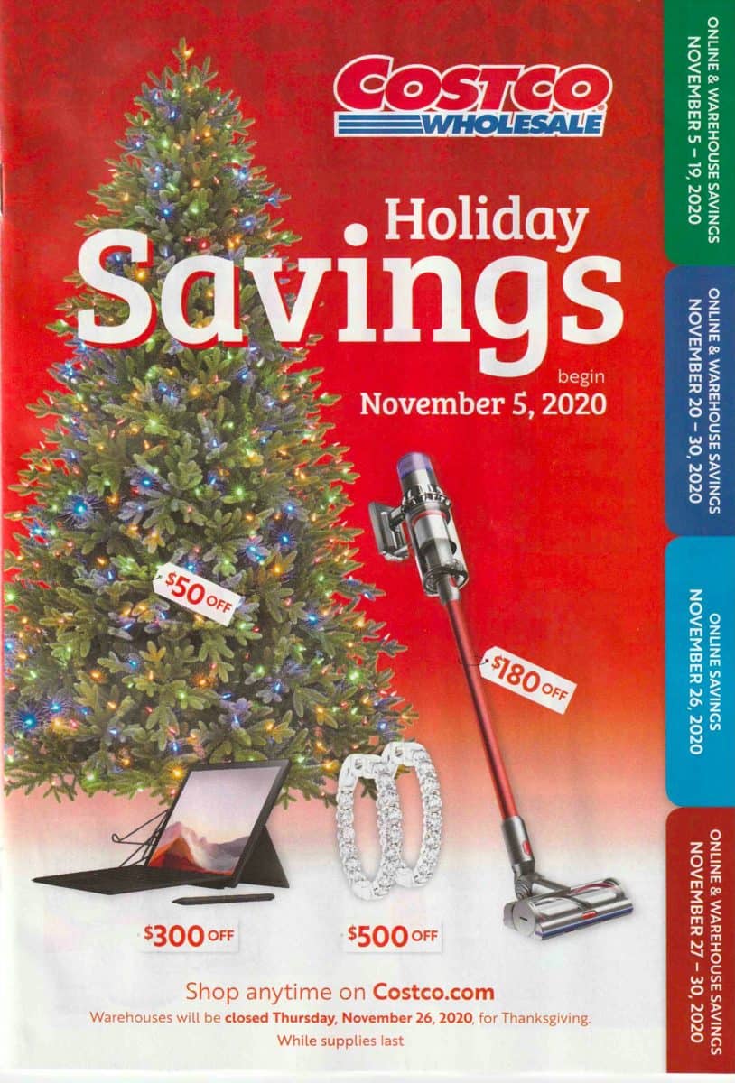 Holiday 2020 Savings Book November Costco Deals