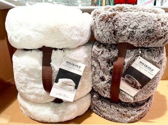 Mon Chateau Luxe Faux Fur Throw - Costco Deals