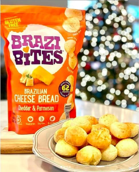 Brazi Bites Gluten Free Cheddar and Parmesan Brazilian Cheese Bread