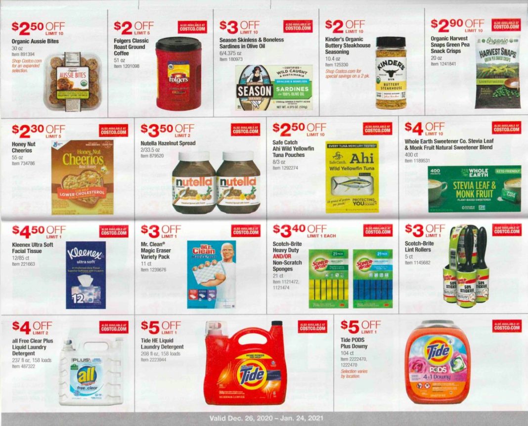 January MembersOnly Savings Book 2021 Costco Deals