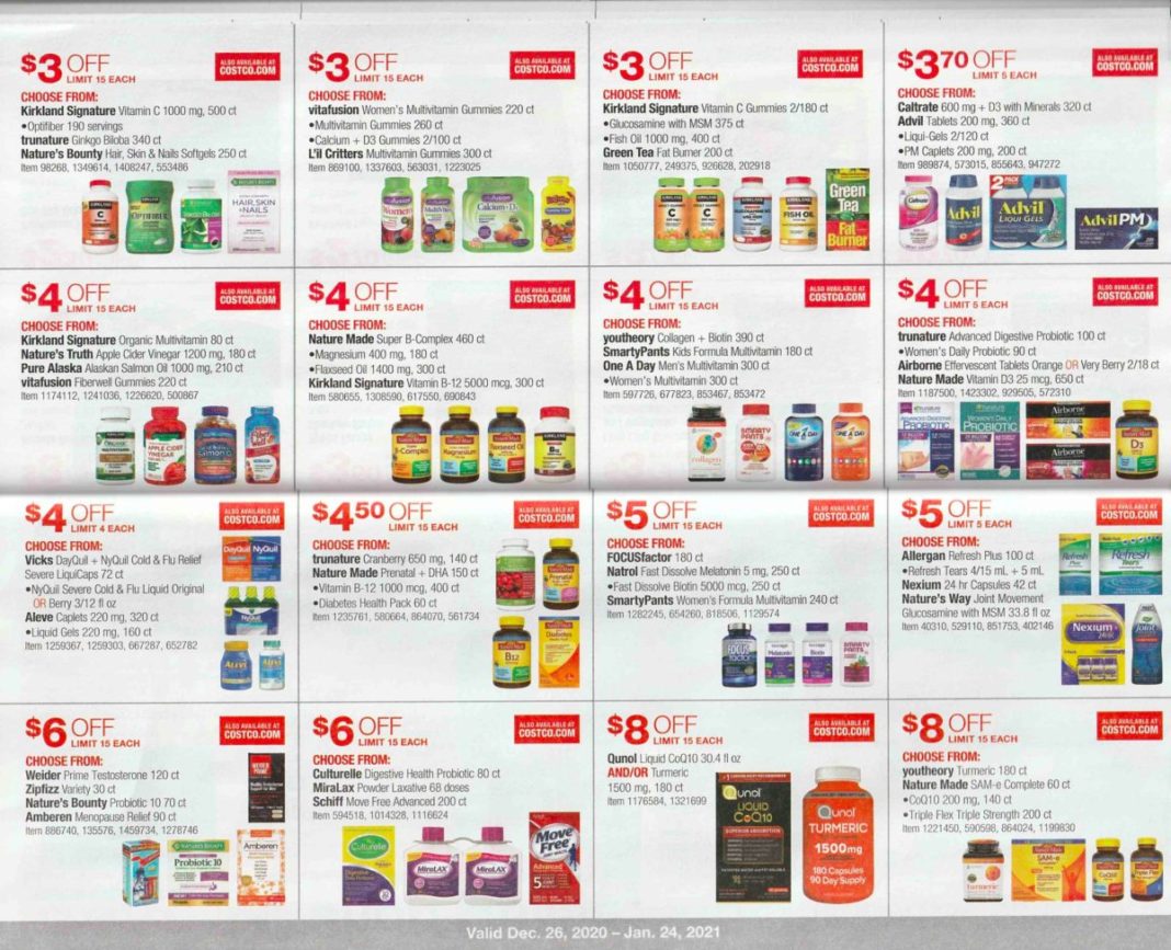 January MembersOnly Savings Book 2021 Costco Deals