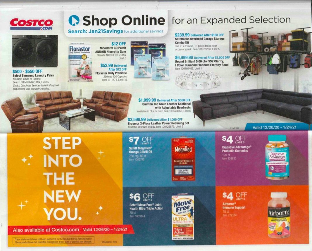 January MembersOnly Savings Book 2021 Costco Deals