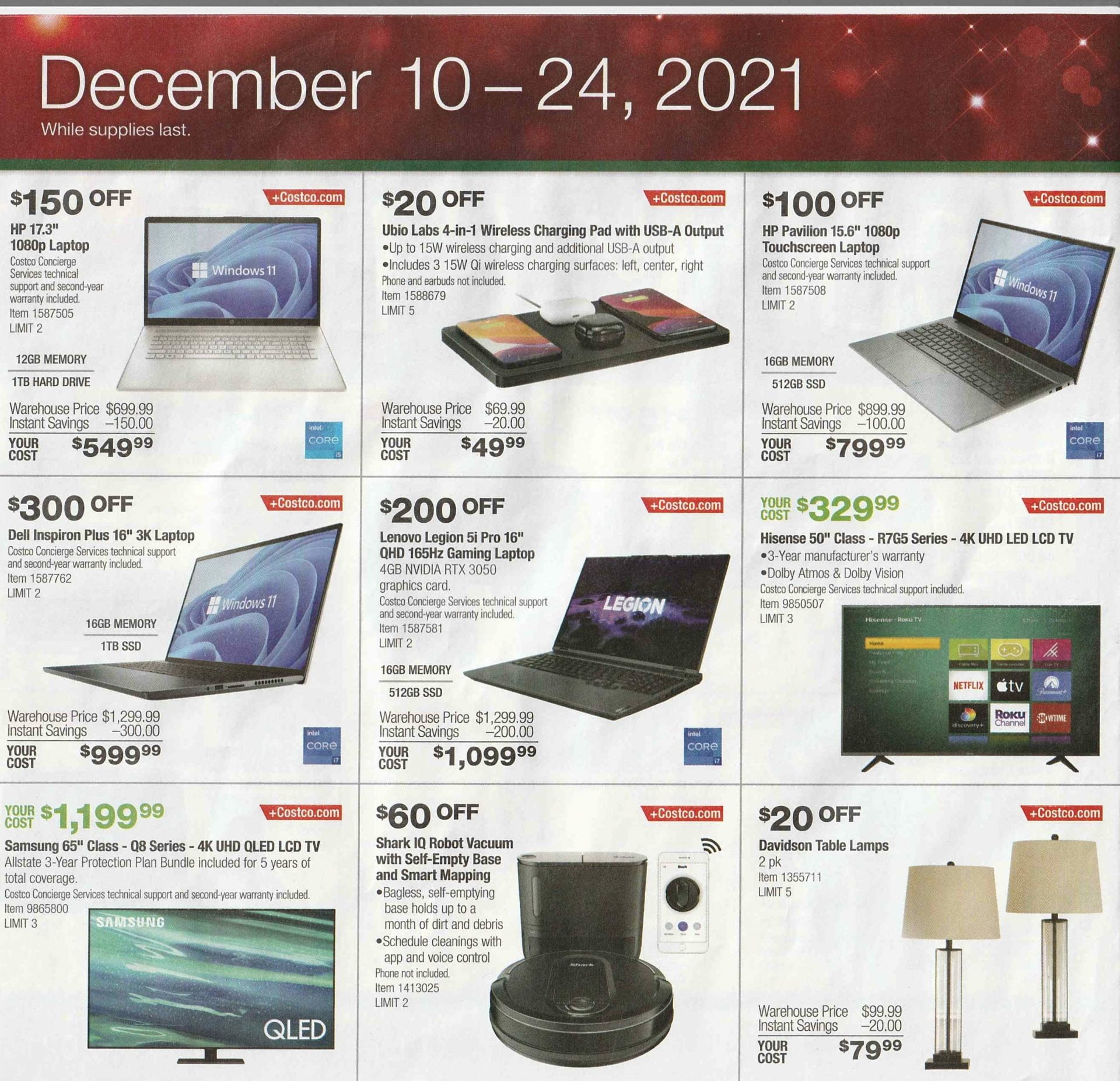 December 2021 Costco Holiday Event! - Costco Deals