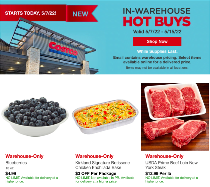 Costco Warehouse Hot Buys! 5/7-5/15 - Costco Deals