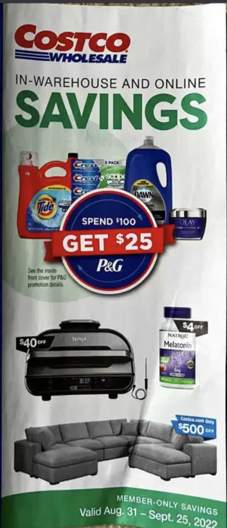 August/September Costco Savings Book! 8/319/25 Costco Deals