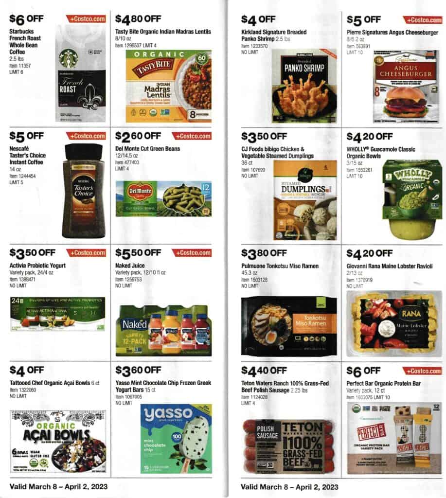 March 2023 Costco Savings Book! 3/8 4/2 Costco Deals