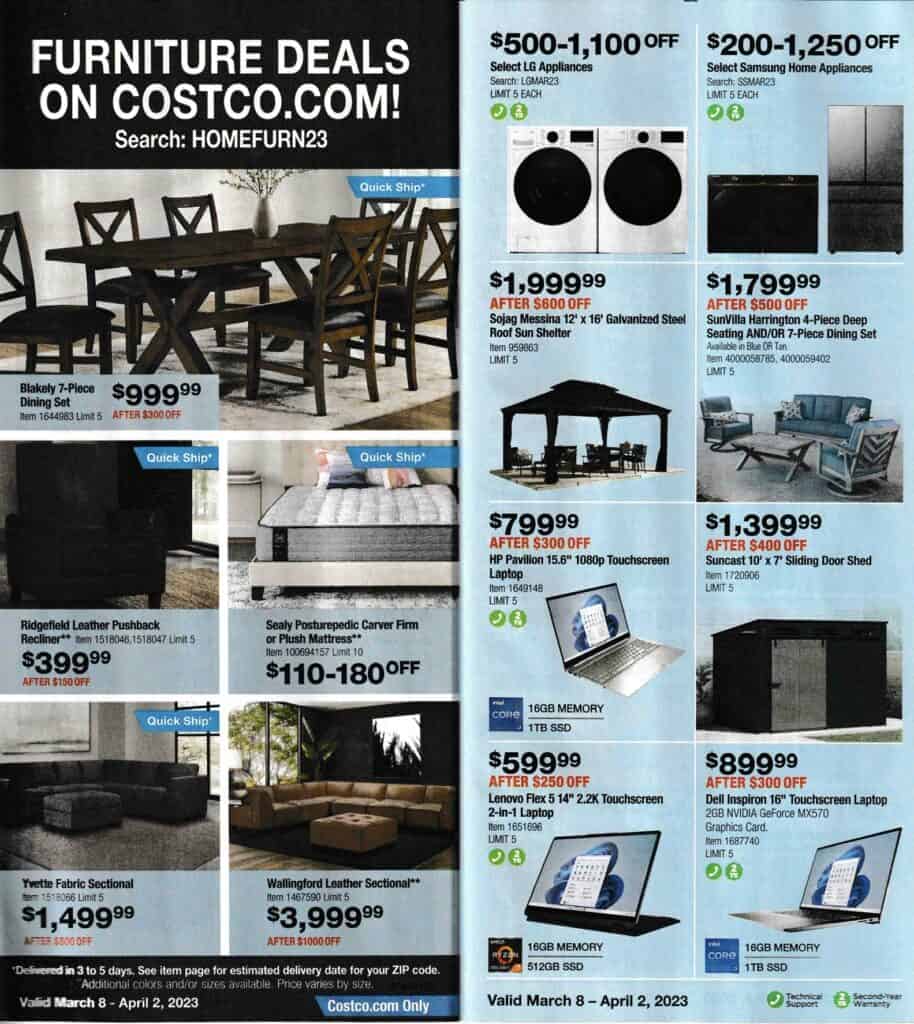 March 2023 Costco Savings Book! 3/8 4/2 Costco Deals