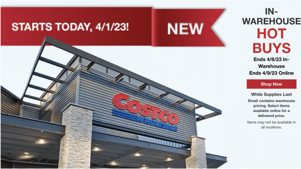 Costco Warehouse Hot Buys! 4/14/8 Costco Deals