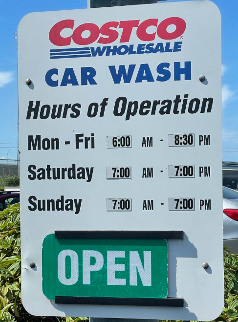 mike's car wash costco