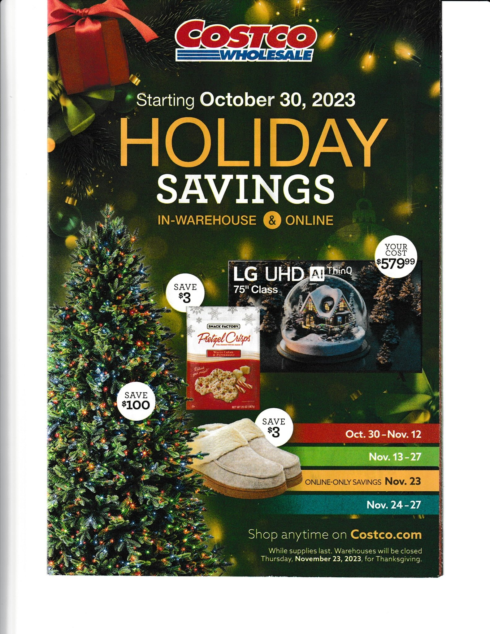 Costco Holiday Savings Book 2023 Costco Deals