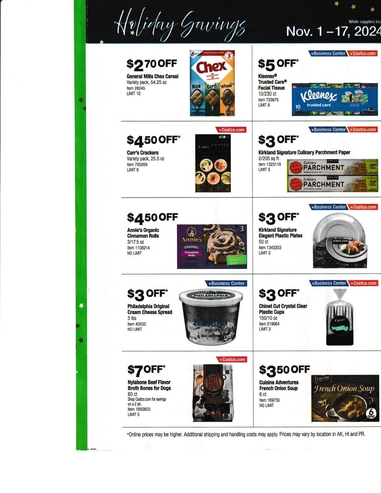 🎄2024 Costco Holiday Savings Book Costco Deals