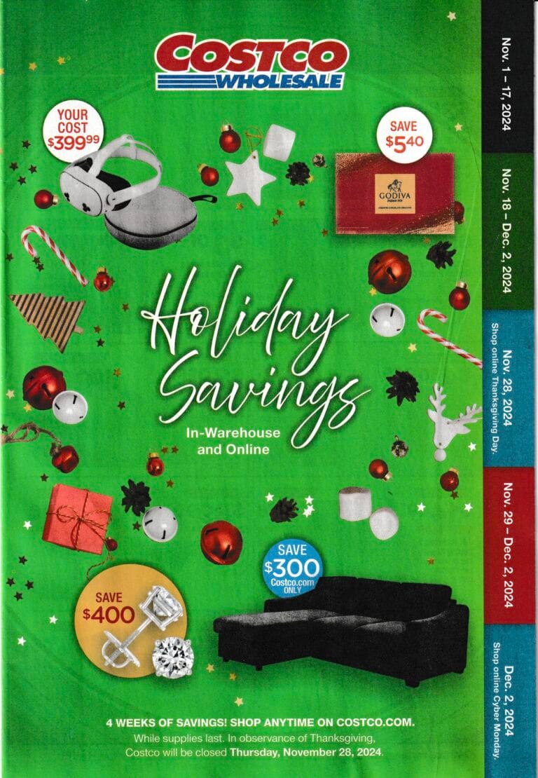 🎄2024 Costco Holiday Savings Book Costco Deals